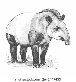 "Baird's Tapir - Tapirus bairdii" . 