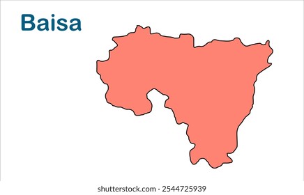 Baisa subdivision map, Purnia District, Bihar State, Republic of India, Government of Bihar, Indian territory, Eastern India, politics, village, tourism