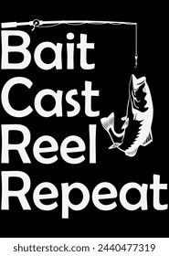 
Bait Cast Reel Repeat eps cut file for cutting machine