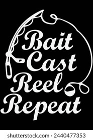 
Bait Cast Reel Repeat eps cut file for cutting machine