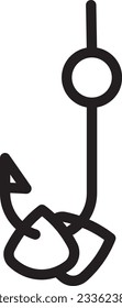 Icono de contorno de maíz de captura de cebo