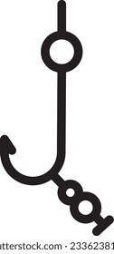 Bait Catch Hook Outline Icon