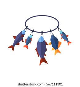 Bait fishing accessories vector.