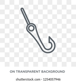 Bait icon. Trendy flat vector Bait icon on transparent background from Nautical collection. High quality filled Bait symbol use for web and mobile