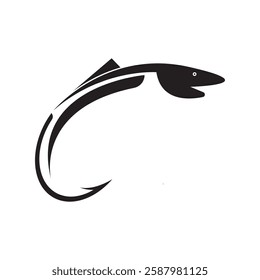 Bait Lure Fish Hook Jig for Fish Angler Sport Fishing logo design