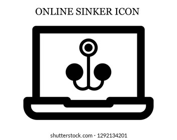 Bait search icon. Editable Bait search icon for web or mobile.