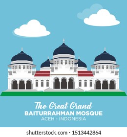 Baiturrahman Grand Mosque is a Mosque located in the center of Banda Aceh city, Aceh Province, Indonesia.