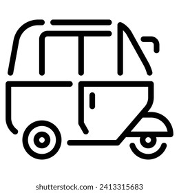 Bajaj Icon Illustration for web, app, infographic, etc