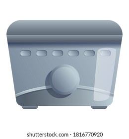 Bake deep fryer icon. Cartoon of bake deep fryer vector icon for web design isolated on white background