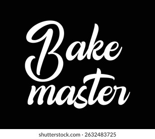 Bake Master Mejor diseño de camiseta