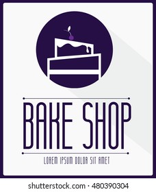 Bake Shop Logo Template Design Vector