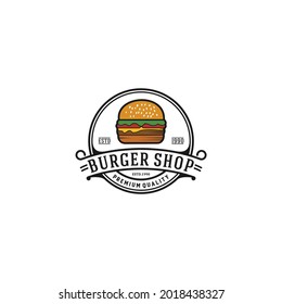 bake shop logo template , vintage in white background