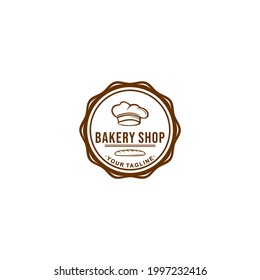 bake shop logo in white background