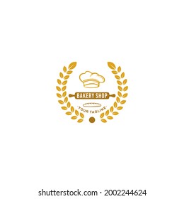 bake shop logo in white background