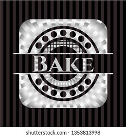 Bake silver shiny emblem