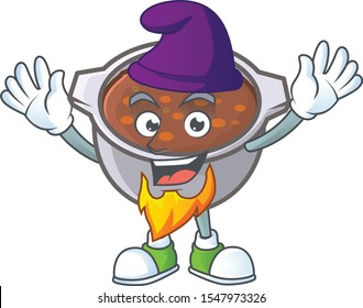 baked beans in bowl with elf mascot