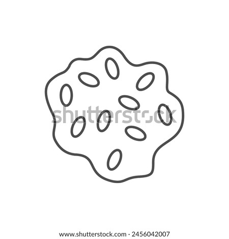 Baked beans line outline icon