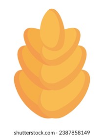 baked cookie icon illustration isolated