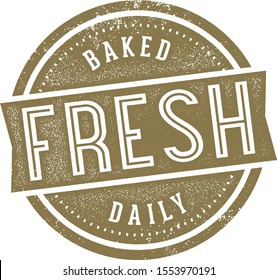 Baked Fresh Daily Bakery Sign