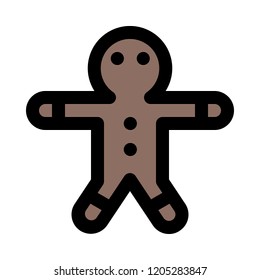 baked gingerbread cookies