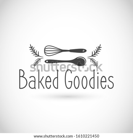 Baked Goodies cute logo vector