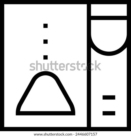 baked goodies icon. Thin linear style design isolated on white background