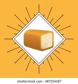 baked goods daily fresh vector illustration design