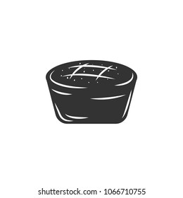 The baked icon. Simple element illustration. The baked symbol design template. Can be used for web and mobile on white background