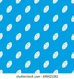 Baked pastry pattern repeat seamless in blue color for any design. Vector geometric illustration