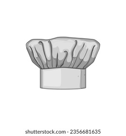 baker chef hat cartoon. uniform symbol, professional toque, cuisine french baker chef hat sign. isolated symbol vector illustration