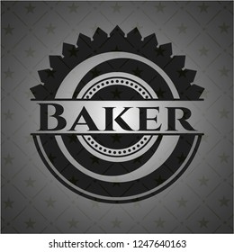 Baker dark icon or emblem