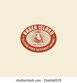 Baker Island Logo Consept Tamplate