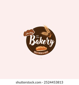 Baker Logo EPS Vector Brown Color
