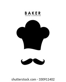 Baker Service design, vector illustration eps10 graphic 