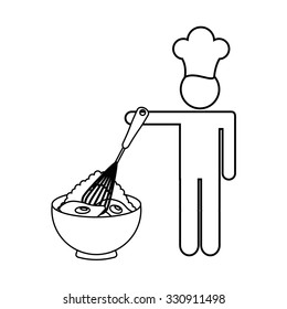 Baker Service design, vector illustration eps10 graphic 