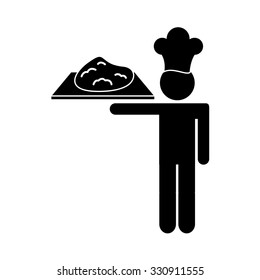 Baker Service design, vector illustration eps10 graphic 