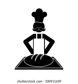 Baker Service design, vector illustration eps10 graphic 