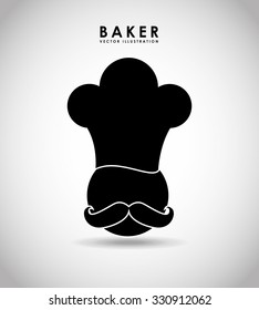 Baker Service design, vector illustration eps10 graphic 