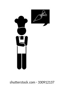 Baker Service design, vector illustration eps10 graphic 