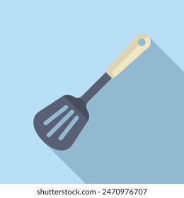 Baker spatula tool icon flat vector. Kitchen element. Food equipment