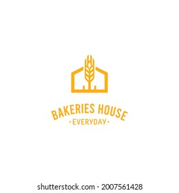 Bakeries House Food logo 
suitable for your brand