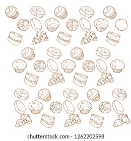 bakerry pattern vector