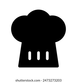 Bakers Hat Icon Vector Symbol Design Illustration