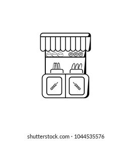 baker's shop icon. Element of bakery icon. Premium quality graphic design. Signs and symbols collection icon for websites, web design, mobile app on white background