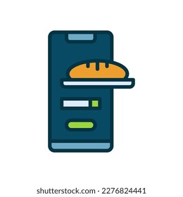 bakery app icon for your website, mobile, presentation, and logo design.