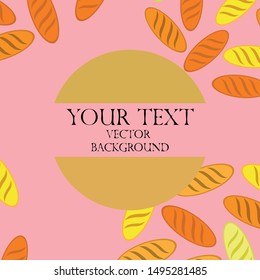 Bakery background. Line graphics. The collection of bread. Bread House. Engraving top view illustration. Vector illustration