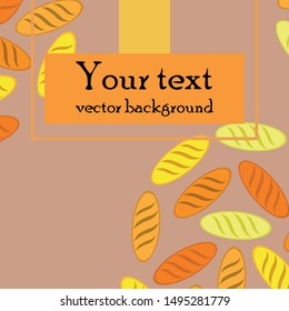 Bakery background. Line graphics. The collection of bread. Bread House. Engraving top view illustration. Vector illustration