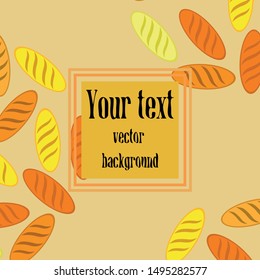 Bakery background. Line graphics. The collection of bread. Bread House. Engraving top view illustration. Vector illustration