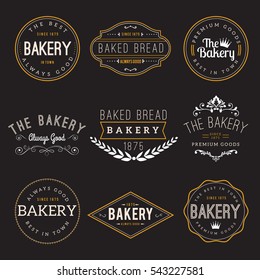 Bakery Badge Design Set