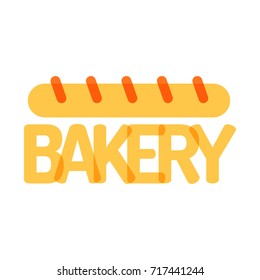 Bakery. Badge, icon, logo. Vector illustration on white background. Business concept for cafe, restaurant.